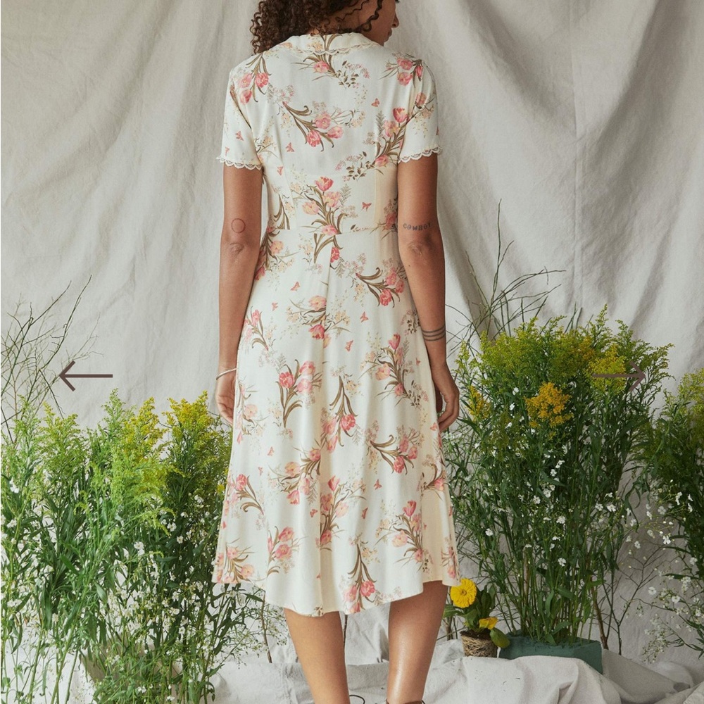 Christy Dawn Sebastian Dress In Butterfly Tulip Size X-LARGE New No Tags - Picture 4 of 9